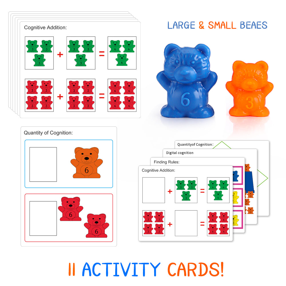 Bmag Counting Bears with Matching Sorting Cups, Preschool Learning Toys  Color Recognition and Math Learning Games, STEM Educational Toy Gift for  Kids Age 3 4 5 Year Old Boys Girls - Yahoo Shopping